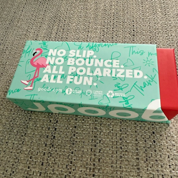 Goodr “Just My Type” New Red Cross Collab Red Sunglasses - Picture 8 of 8